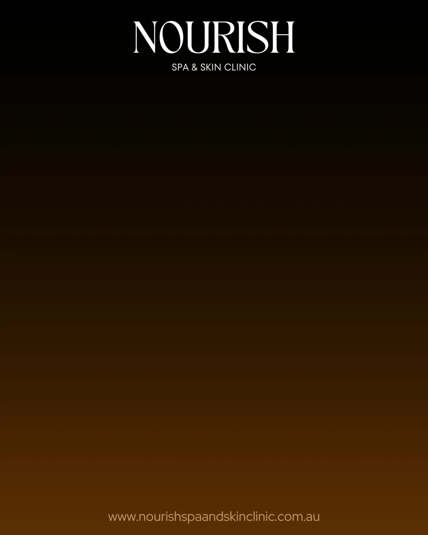 Nourish brand warmth — gradient card